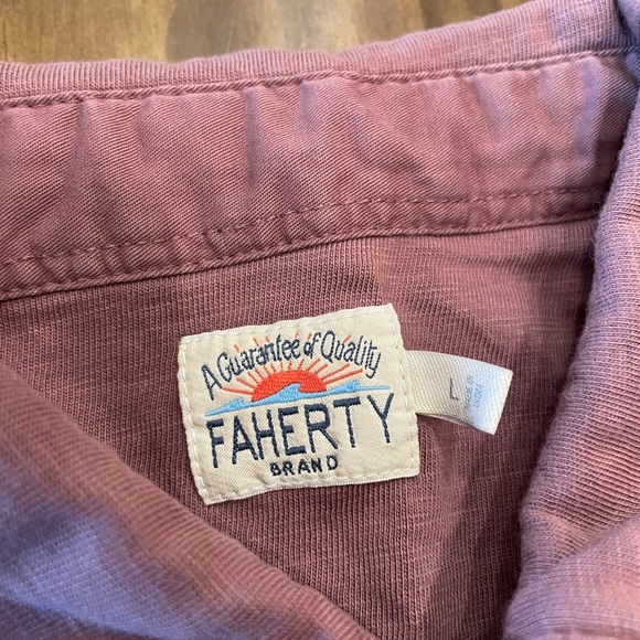 Men’s Faherty Sunwashed Knit Shirt - Picture 3 of 3